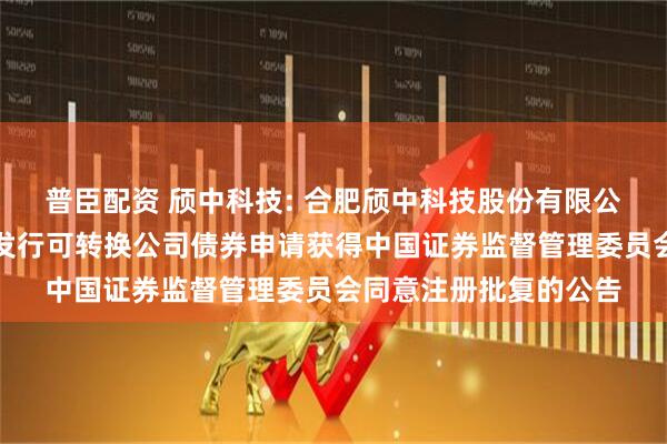 普臣配资 颀中科技: 合肥颀中科技股份有限公司关于向不特定对象发行可转换公司债券申请获得中国证券监督管理委员会同意注册批复的公告